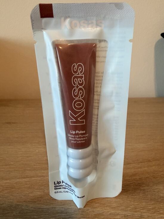 Kosas Other - Kosas Lip Pulse Lip Plumper Gloss “Sixth Sense” Warm Nude 0.42oz New & SEALED
